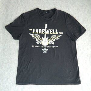 2020 The Farewell Tour Hard Rock Las Vegas Adult Medium T-Shirt Double Sided